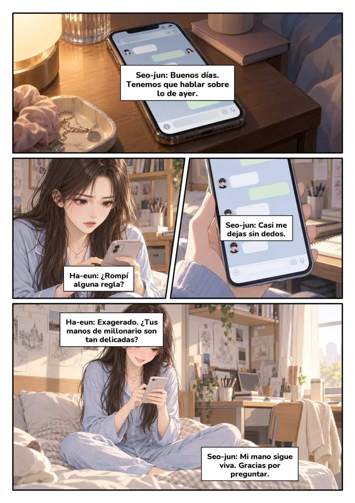 Odiarte Fue Mi Primer Error, capítulo 3, página 2